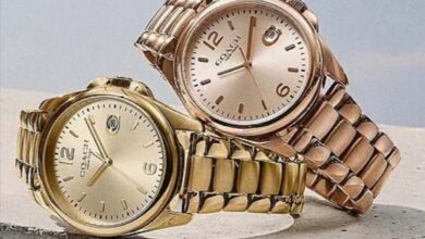 Shop Coach Gold Bracelet Watch